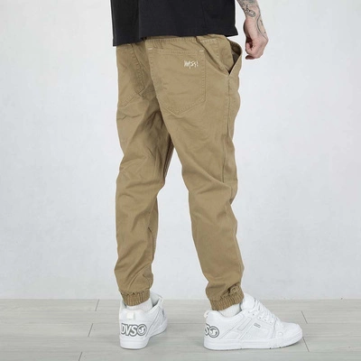 Spodnie Mass Jogger Pants Tapered Fit Signature 2.0 beżowe