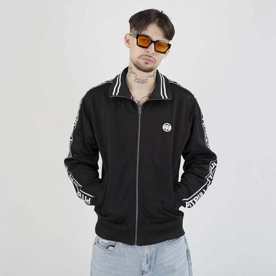 Bluza Pit Bull Crewneck Zip Tape Logo czarna