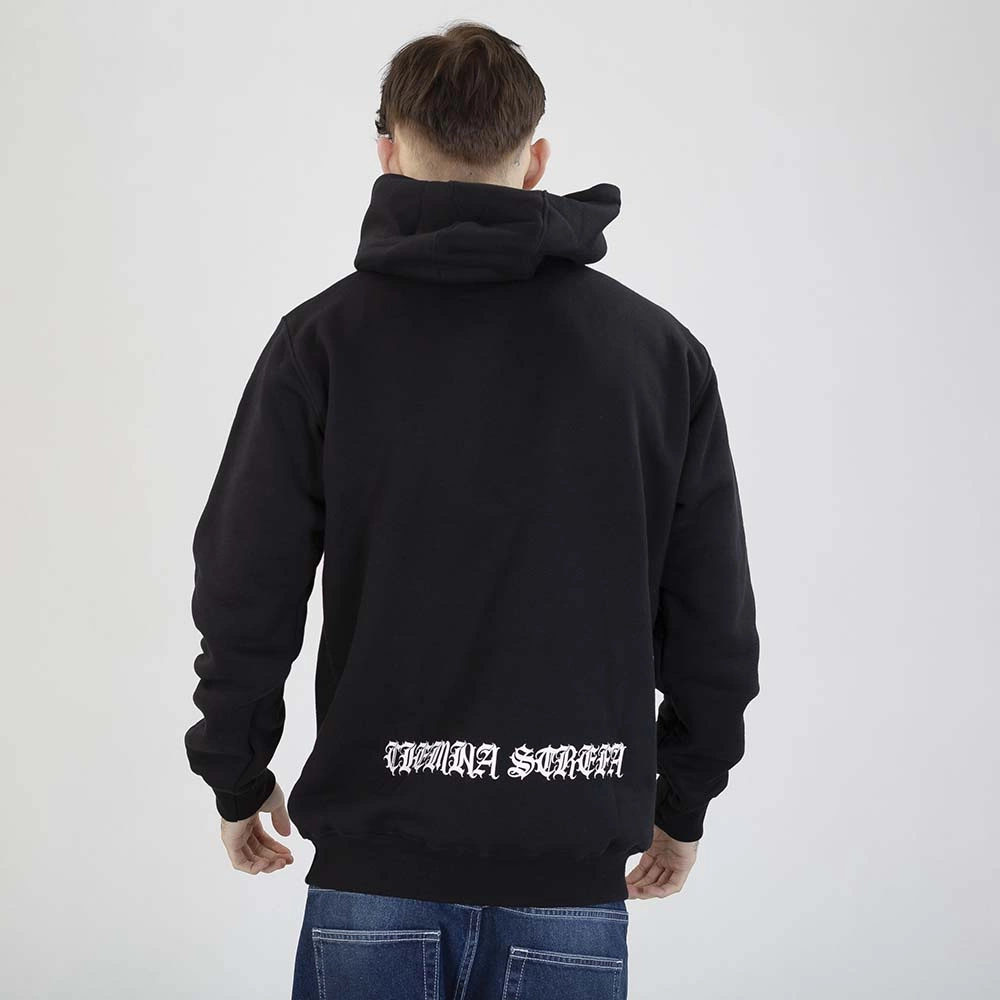 Bluza Hoodie Ciemna Strefa Łańcuch Gotyk czarna