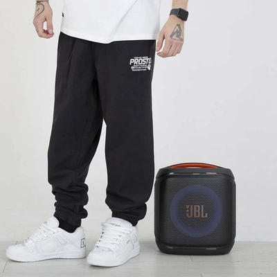 Spodnie dresowe Prosto Flathead sprane czarne