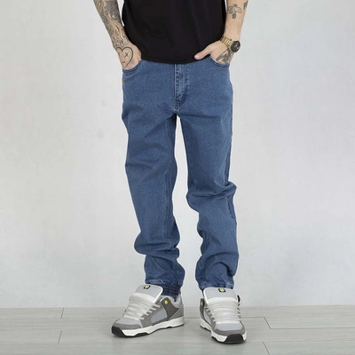 Spodnie Regular Prosto Jogger Hees niebieskie