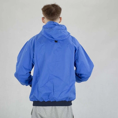 Kurtka Przejściowa Metoda Czarna Skórka niebieska