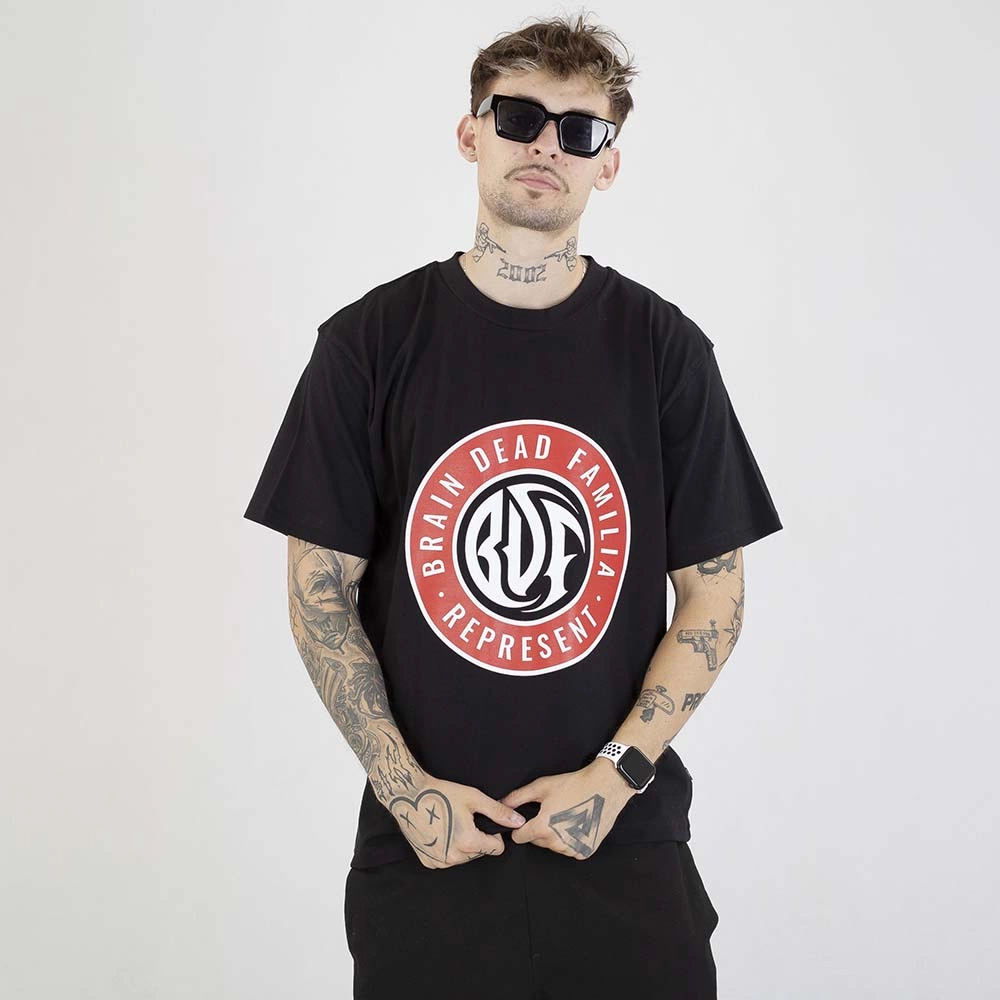 Koszulka Brain Dead Familia Circle Logo czarna