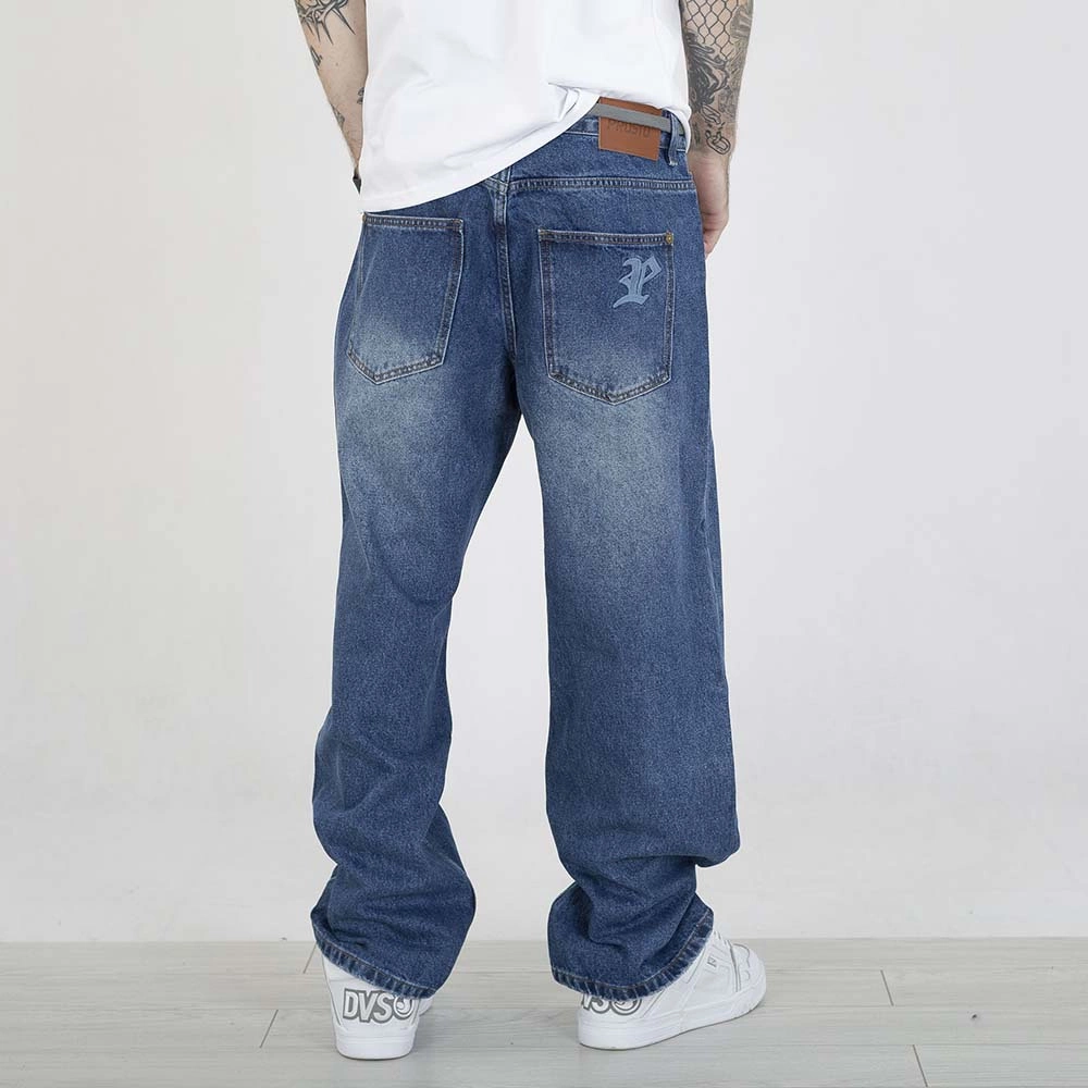 Spodnie Baggy Prosto Termac niebieskie