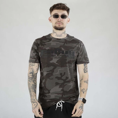 Koszulka Pit Bull Classic Boxing czarna moro