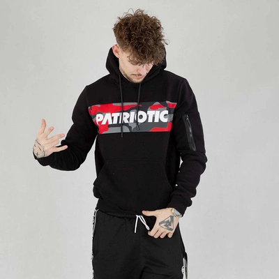 Bluza Patriotic Hoodie Futura Camo Box czarna