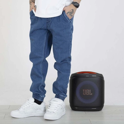 Spodnie Mass Jogger Sneaker Fit Signature 2.0 niebieskie