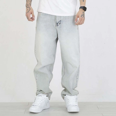 Spodnie Baggy I8 Denim BAG83 jasne niebieskie