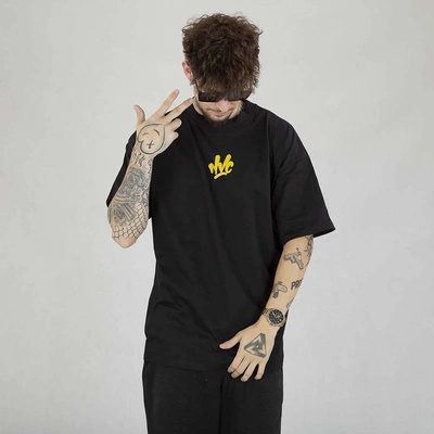 Koszulka Nice View Brand Big Back czarno żółta