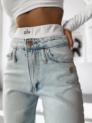 Spodnie Damskie Olavoga Viery jasne niebieskie