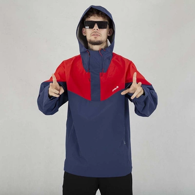 Kurtka Fila Trencin FAM0196 niebiesko czerwona