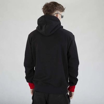 Bluza Diil Hoodie Cut czarna czerwona