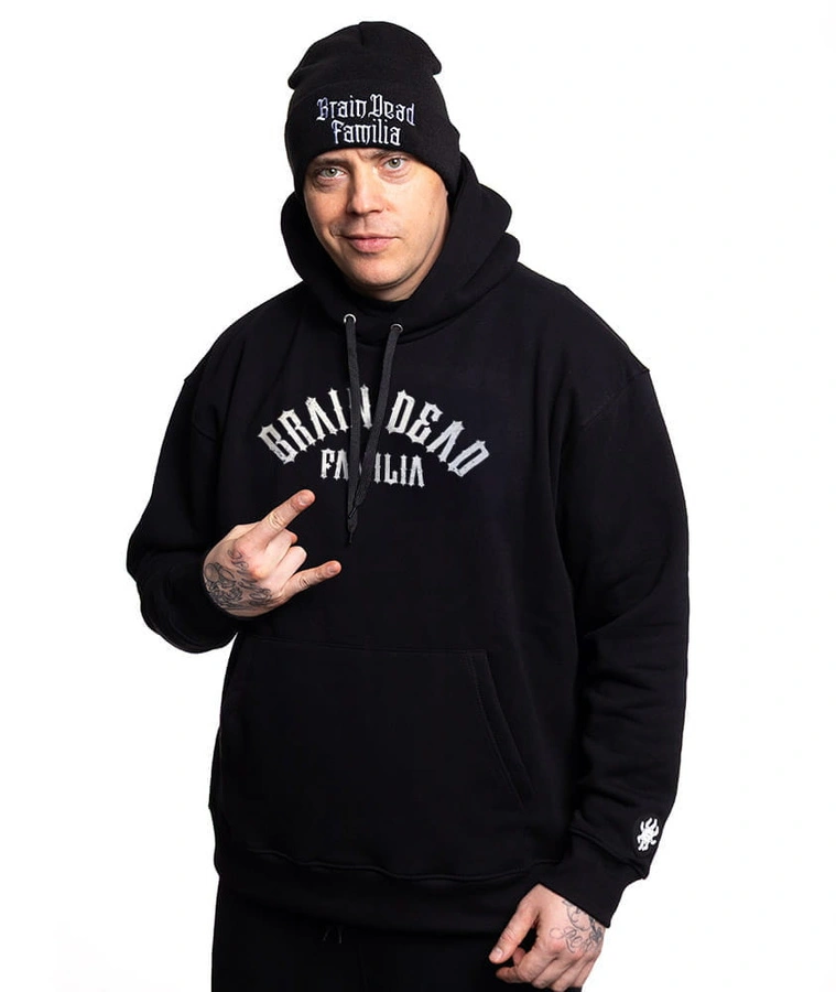 Bluza Brain Dead Familia Hoodie Kali czarna