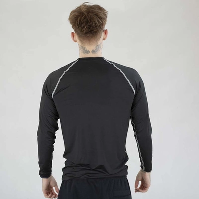 Longsleeve Stoprocent Rashguard Ćpaj Sport Logo czarny