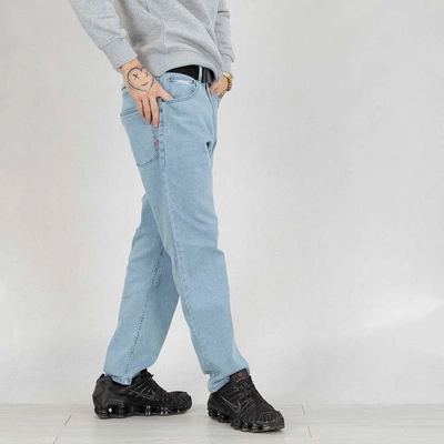 Spodnie Baggy Prosto Jeans Oyeah light blue jeans