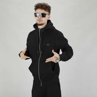 Bluza Pit Bull Hoodie ZIP Terry Group Hilltop czarna