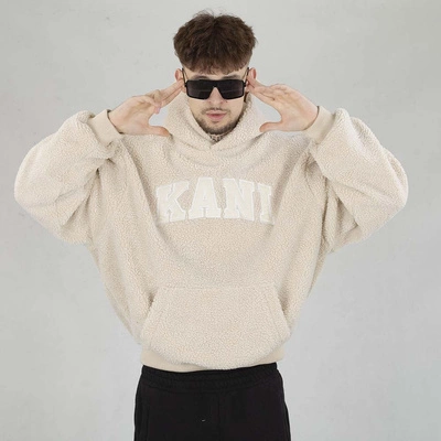 Bluza Karl Kani Hoodie Serif Teddy 60210117 beżowa