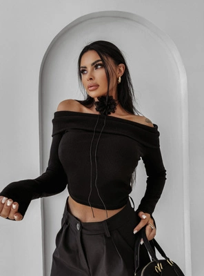 Bluzka Olavoga Creamed Fog czarna