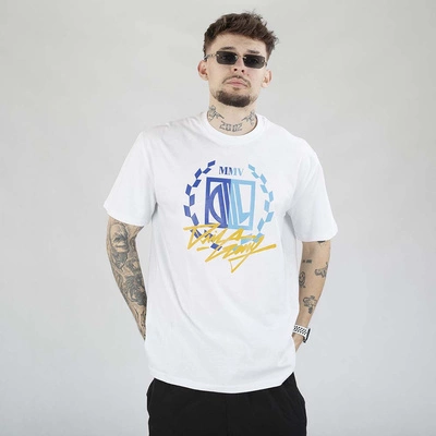 Koszulka Diil Laur Gang biało żółty