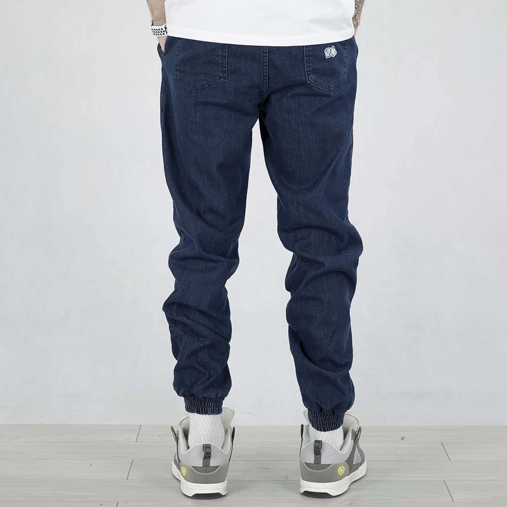 Spodnie Lucky Dice Joggery Dice ciemno niebieskie