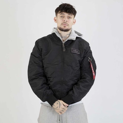 Kurtka Alpha Industries MA-1D-Tec 183110 czarna szara