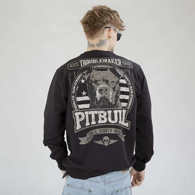 Bluza Pit Bull Crewneck Troublemaker czarna