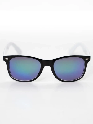 Okulary Przeciwsłoneczne Lucky Dice Contrast białe czarne fioletowe