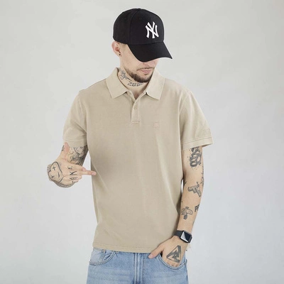 Koszulka Polo Pit Bull Pique Small Logo piaskowa