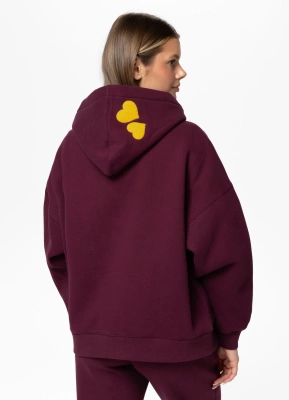 Bluza Pit Bull Hoodie San Diego bordowa