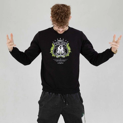 Bluza Ganja Mafia Crewneck Herb czarna
