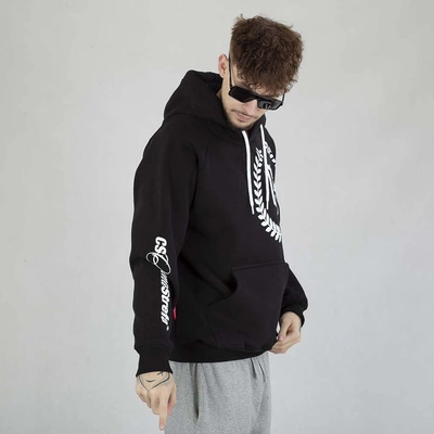 Bluza Hoodie Ciemna Strefa CS Reglan czarna