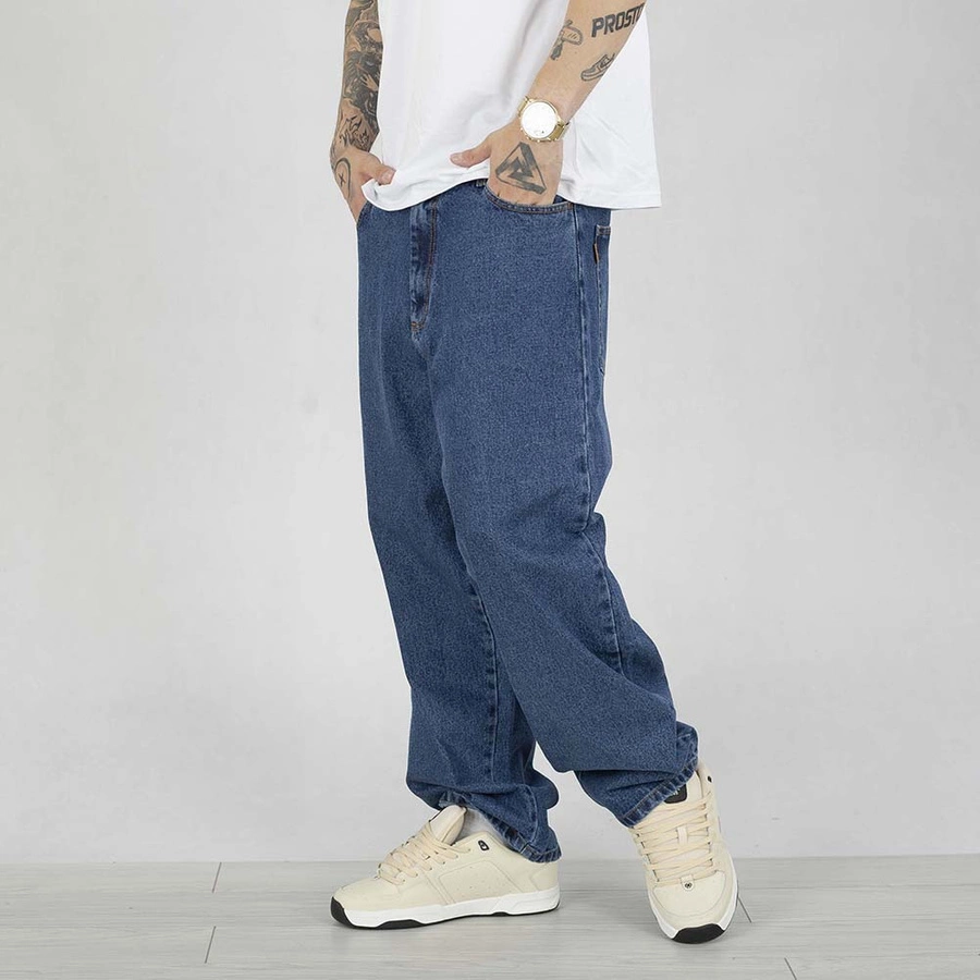 Spodnie Baggy Elade Classic blue denim