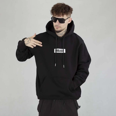 Bluza Hoodie Diil 3D Frame Kastet czarna