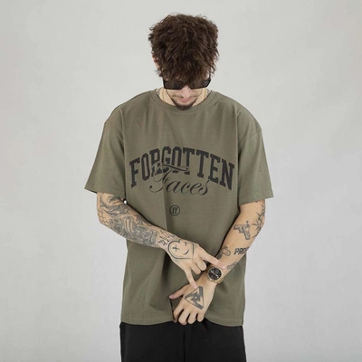 Koszulka Forgotten Faces Skull oliwkowa