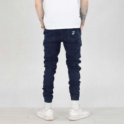 Spodnie Jeansowe Grube Lolo Dymek 001 granatowe 