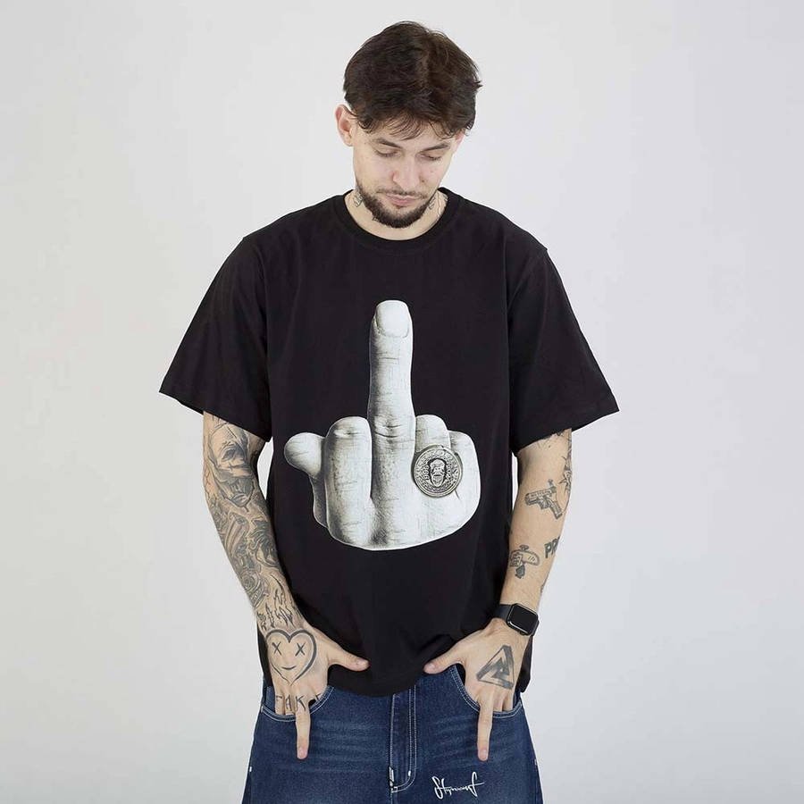 Koszulka Stoprocent FY Fingers czarny