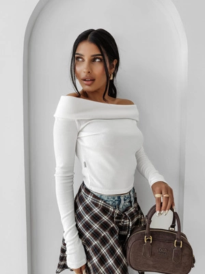 Bluzka Olavoga Creamed Fog ecru