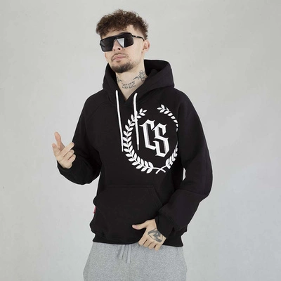Bluza Hoodie Ciemna Strefa CS Reglan czarna