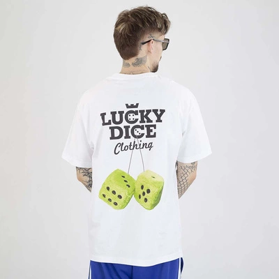 Koszulka Lucky Dice Baggy Truck biała