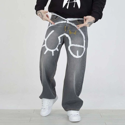 Spodnie Stoprocent Baggy Dick szare