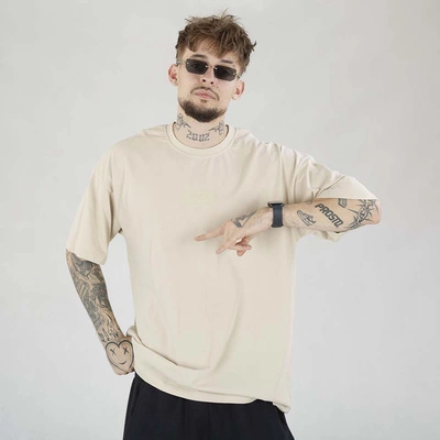 Koszulka Prosto Box 2.0 beżowa