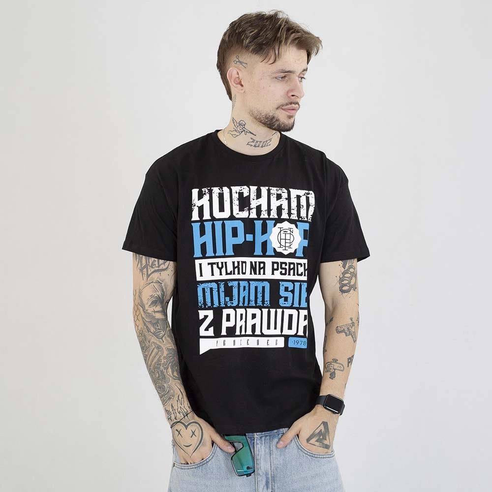 Koszulka Chada Kocham Hip Hop czarna