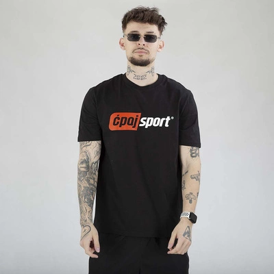 Koszulka Stoprocent Ćpaj Sport Logo czarna