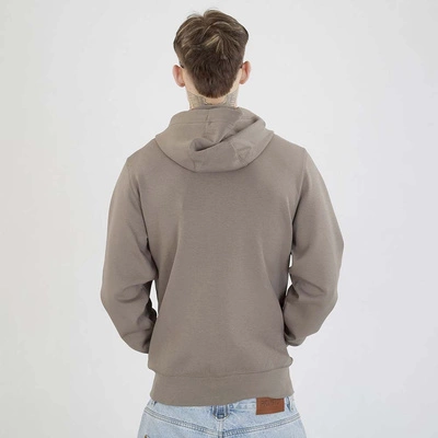 Bluza Pit Bull Hoodie Zip Sampson szarobeżowa