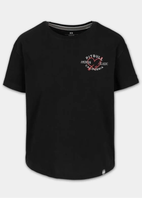 Koszulka Pit Bull Heart czarna