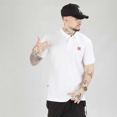 Koszulka Polo Diil Laur biało czerwona