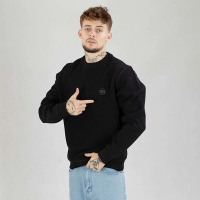 Bluza Pit Bull Crewneck Pique Small Logo czarna