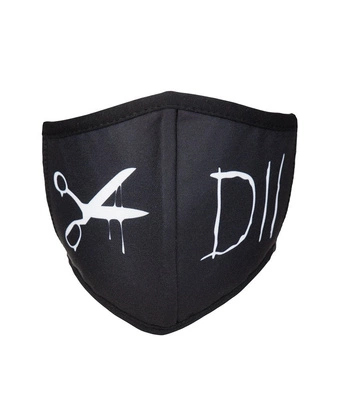 Maska Demonologia Nożyczki czarna