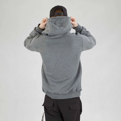 Bluza Grube Lolo hoodie Pasek grafitowo czarna