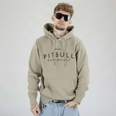 Bluza Pit Bull Hoodie Mt Fuji szara oliwka